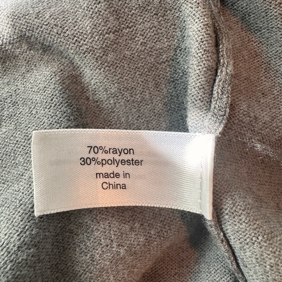 Lane Bryantt Women’s Gray Open-Front Cardigan w/ Front Pockets - 18/20 - Picture 7 of 8